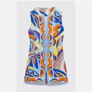 Zara Retro Mini Dress - Size Small - New with Tags